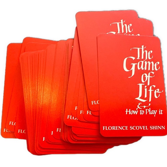 The Game of Life & How To Play It Florence Scovel Shinn Affirm Inspiring Cards - Picture 7 of 12